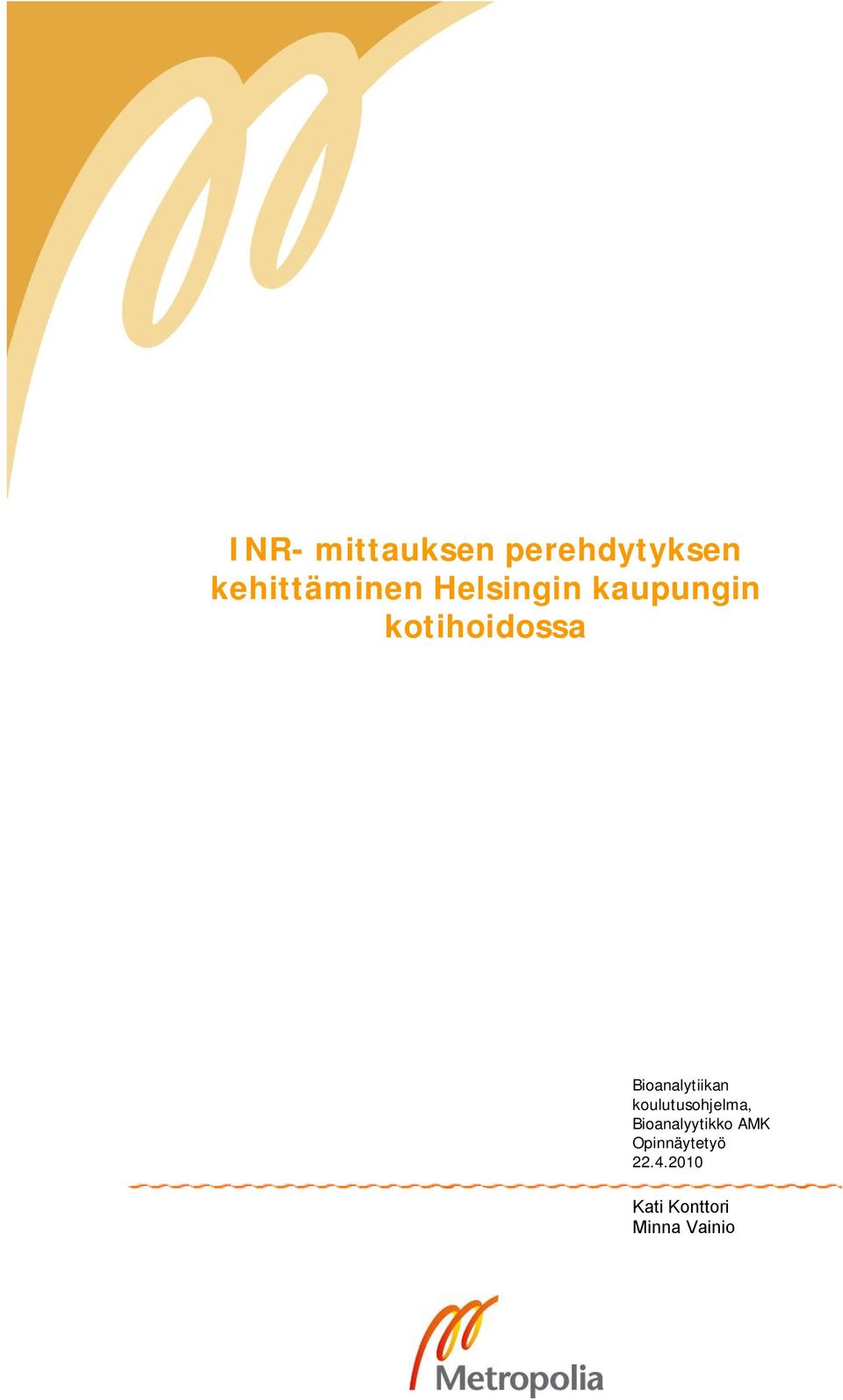 Bioanalytiikan koulutusohjelma,