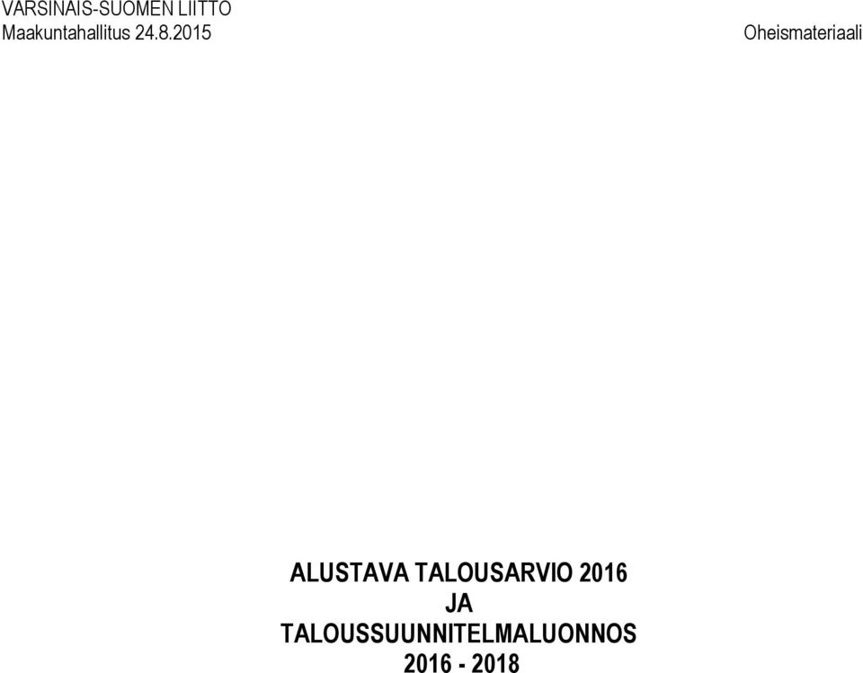 2015 Oheismateriaali ALUSTAVA
