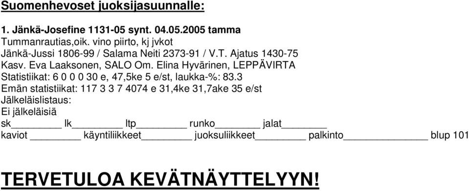 Eva Laaksonen, SALO Om.