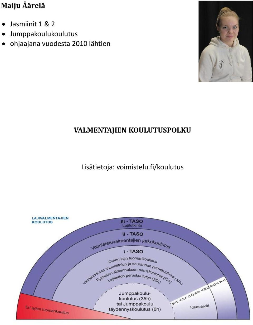 vuodesta 2010 lähtien VALMENTAJIEN