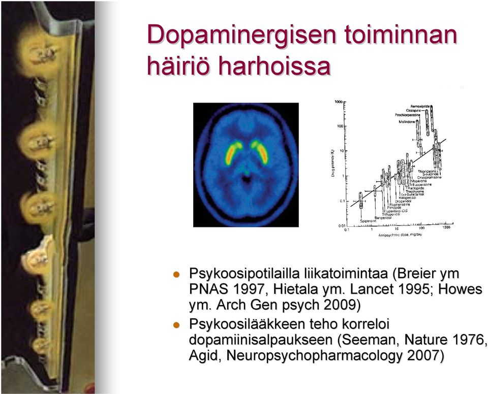 Lancet 1995; Howes ym.