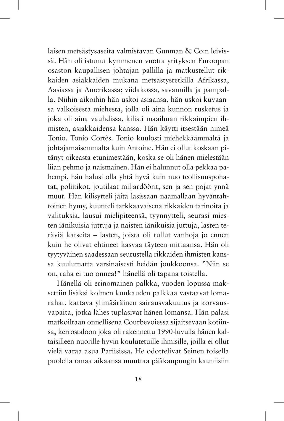 savannilla ja pampalla.