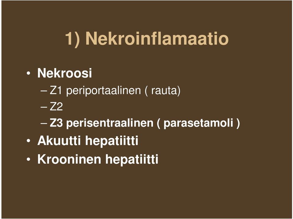 perisentraalinen ( parasetamoli )