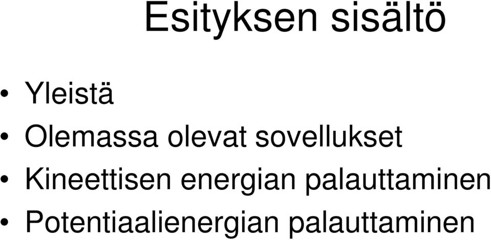 Kineettisen energian