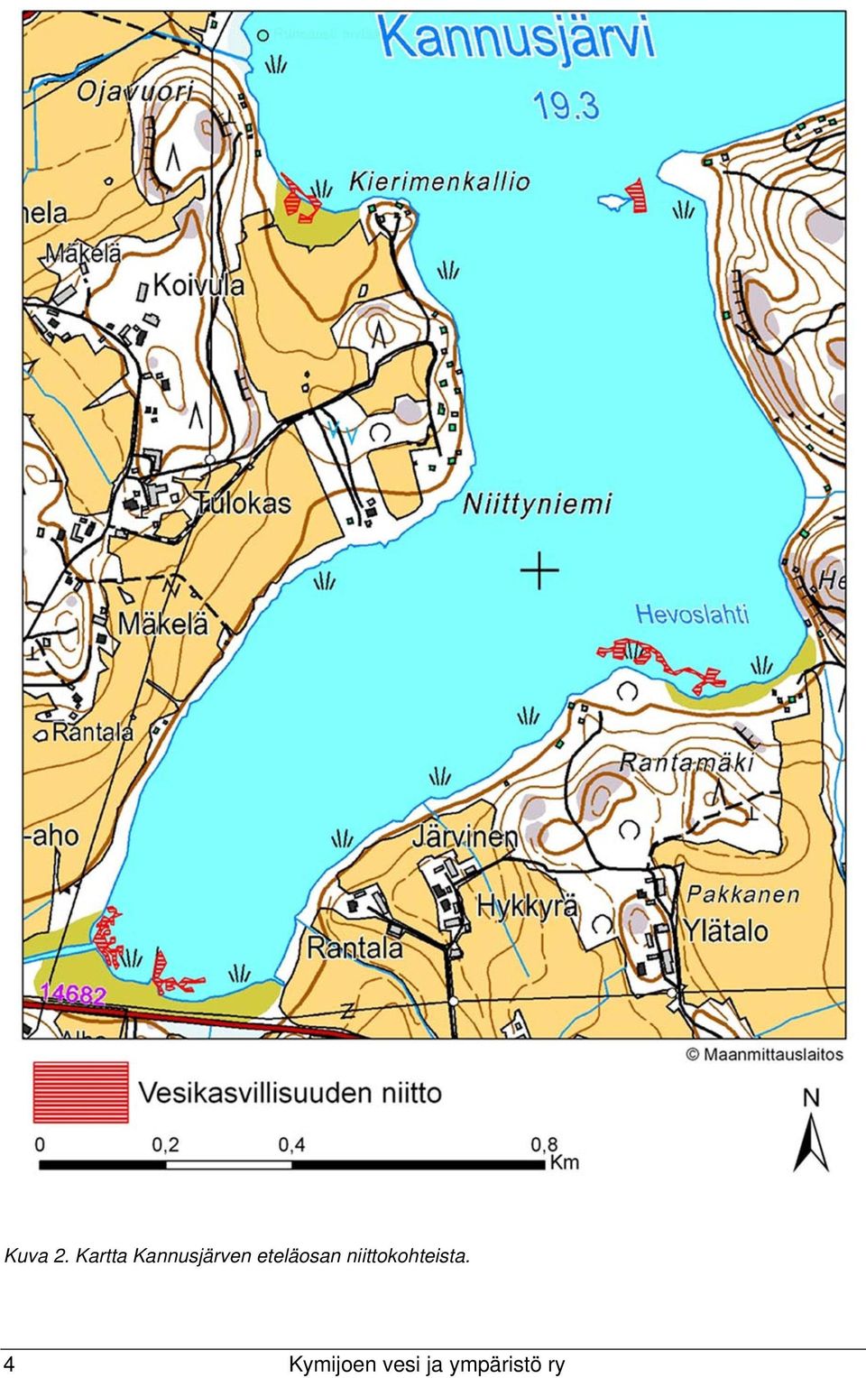 eteläosan