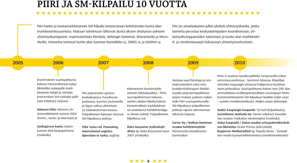 Vetureina toimivat kunta-alan Suomen Kuntaliitto ry., SEKES ry. ja SUOMA ry.
