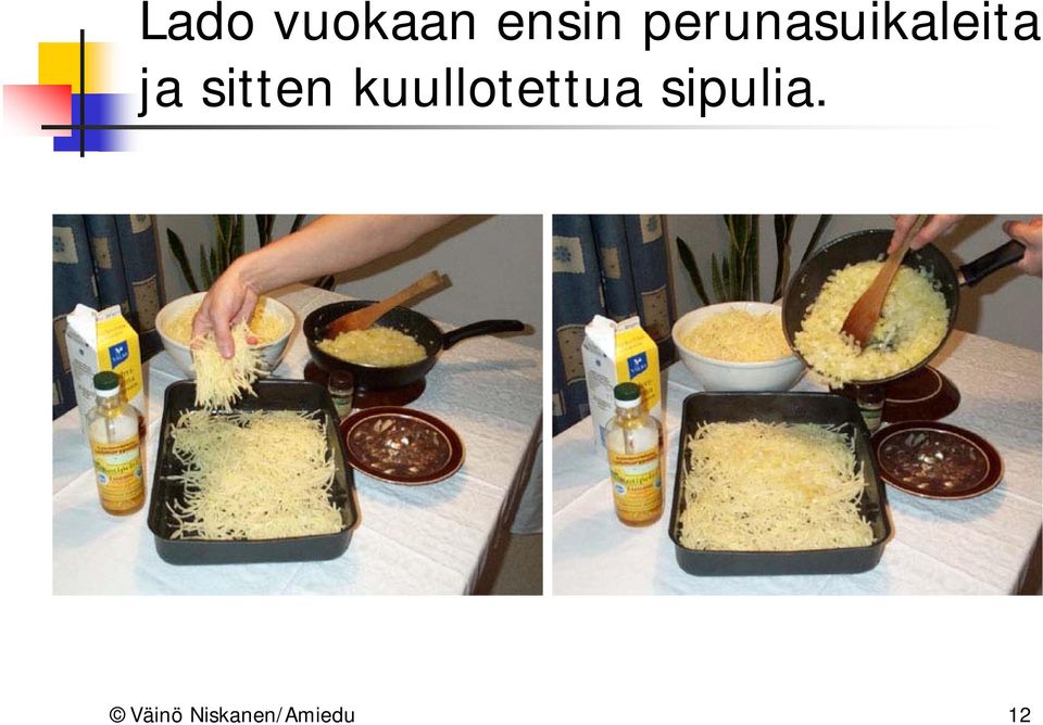 sitten kuullotettua