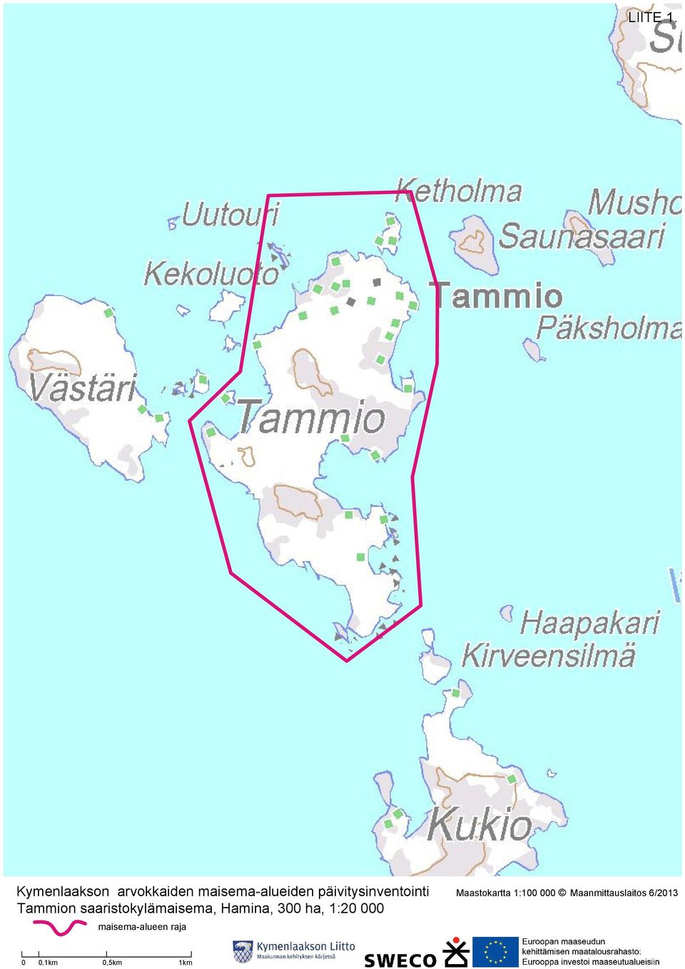 päivitysinventointi Tammion saaristokylämaisema,