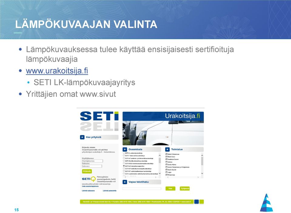 lämpökuvaajia www.urakoitsija.