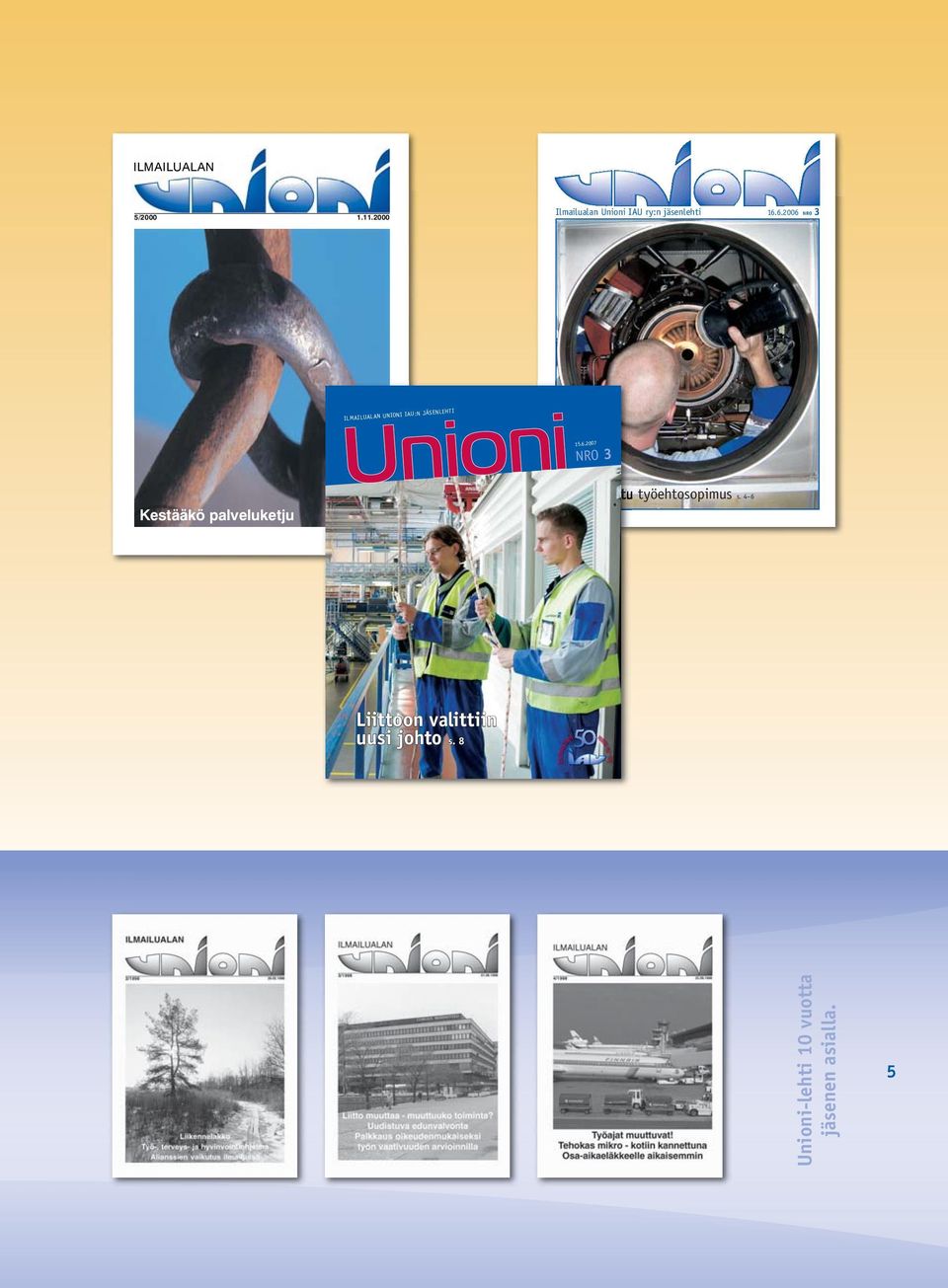 6.2006 NRO 3 ILMAILUALAN UNIONI IAU:N JÄSENLEHTI 15.6.2007 NRO 3 Kestääkö palveluketju Uudistettu työehtosopimus s.