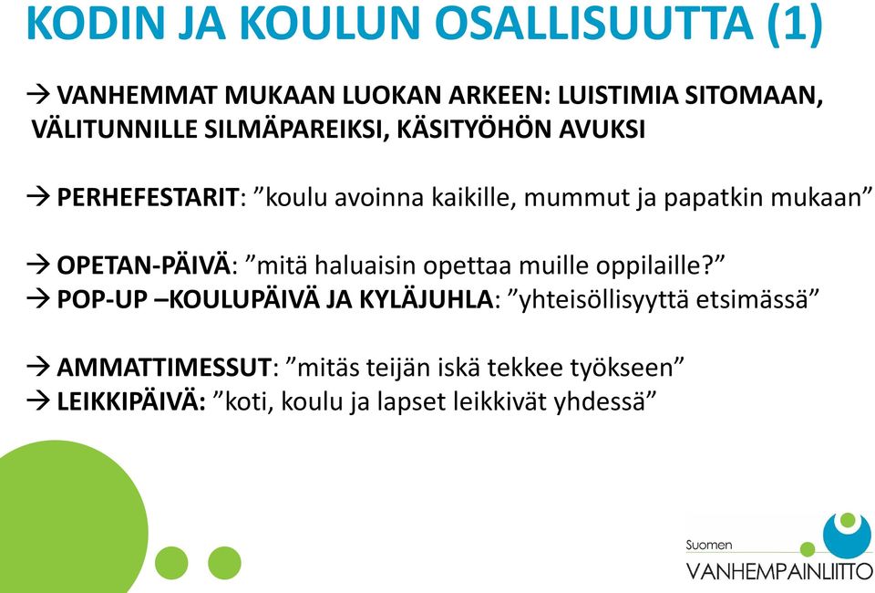 OPETAN-PÄIVÄ: mitä haluaisin opettaa muille oppilaille?