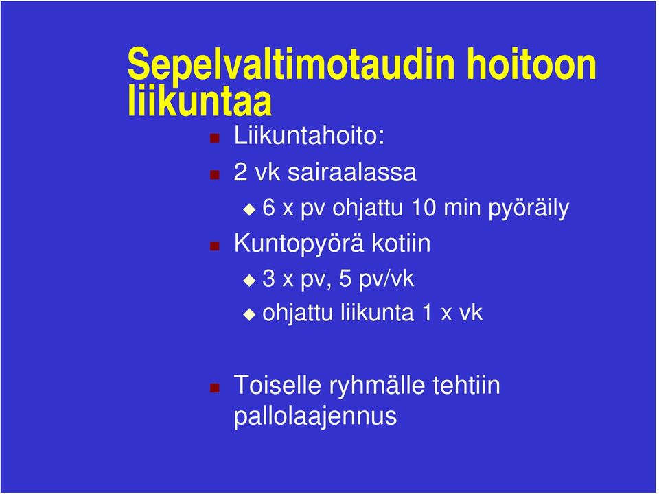 min pyöräily Kuntopyörä kotiin 3 x pv, 5 pv/vk