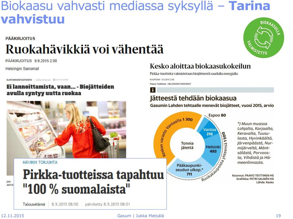 Tarina vahvistuu 12.