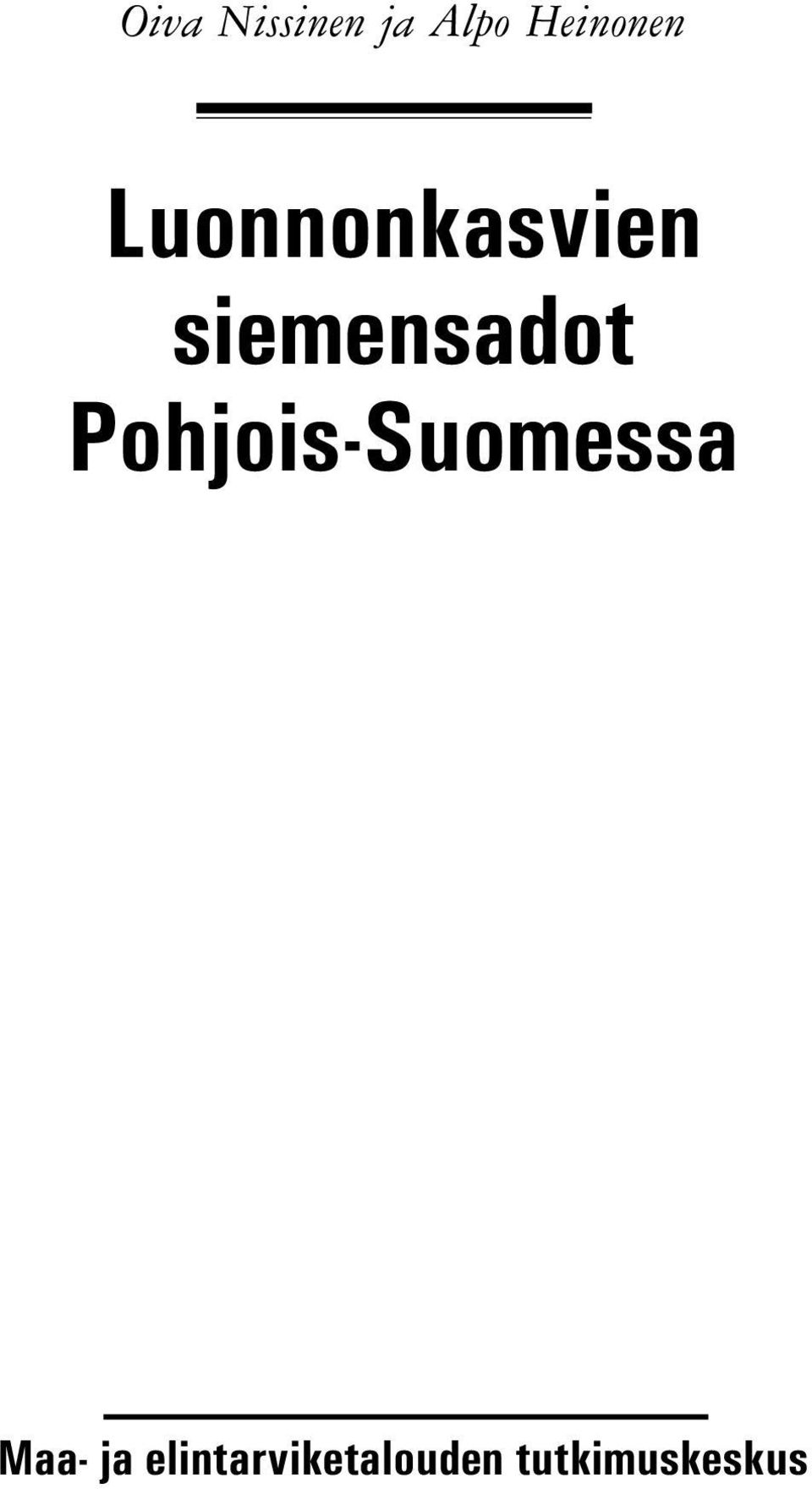 siemensadot Pohjois-Suomessa