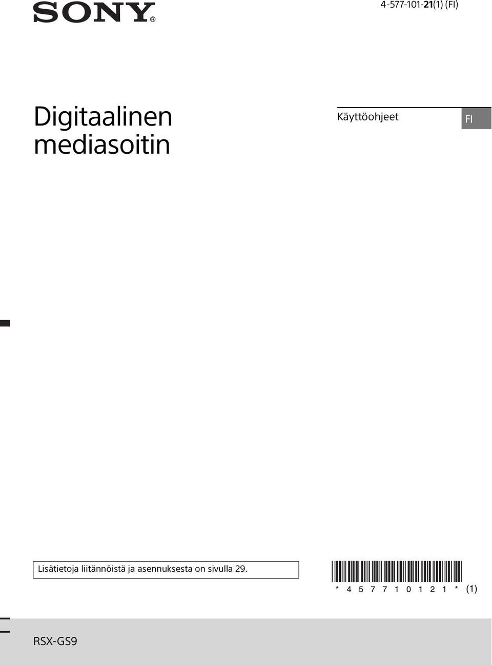 Käyttöohjeet FI Lisätietoja
