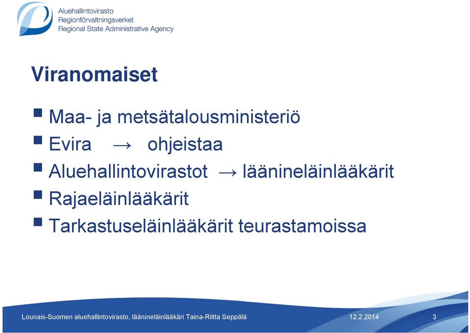 Aluehallintovirastot