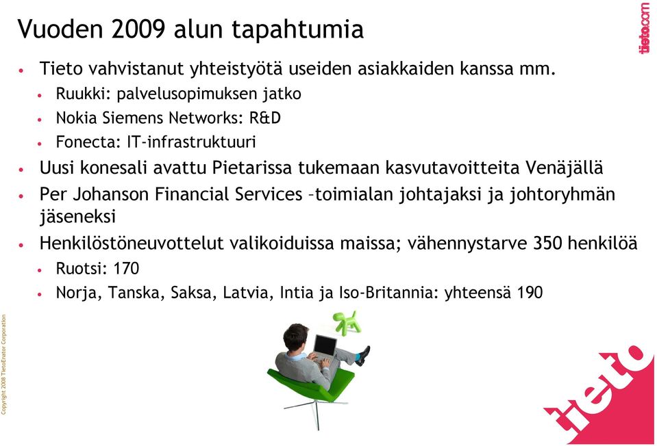 Pietarissa tukemaan kasvutavoitteita Venäjällä Per Johanson Financial Services toimialan johtajaksi ja johtoryhmän
