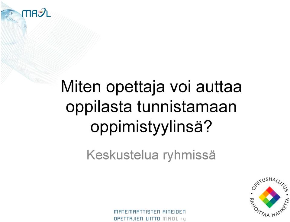 tunnistamaan