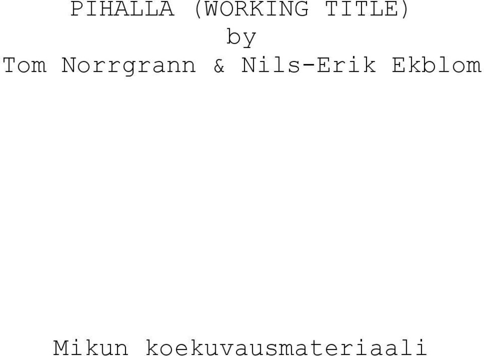 Norrgrann & Nils-Erik