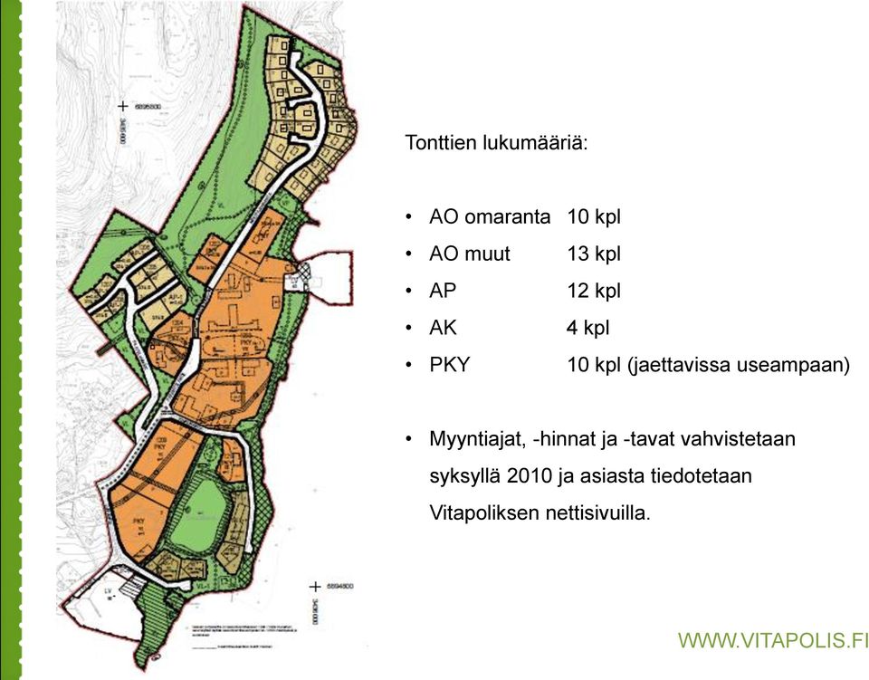 useampaan) Myyntiajat, -hinnat ja -tavat vahvistetaan