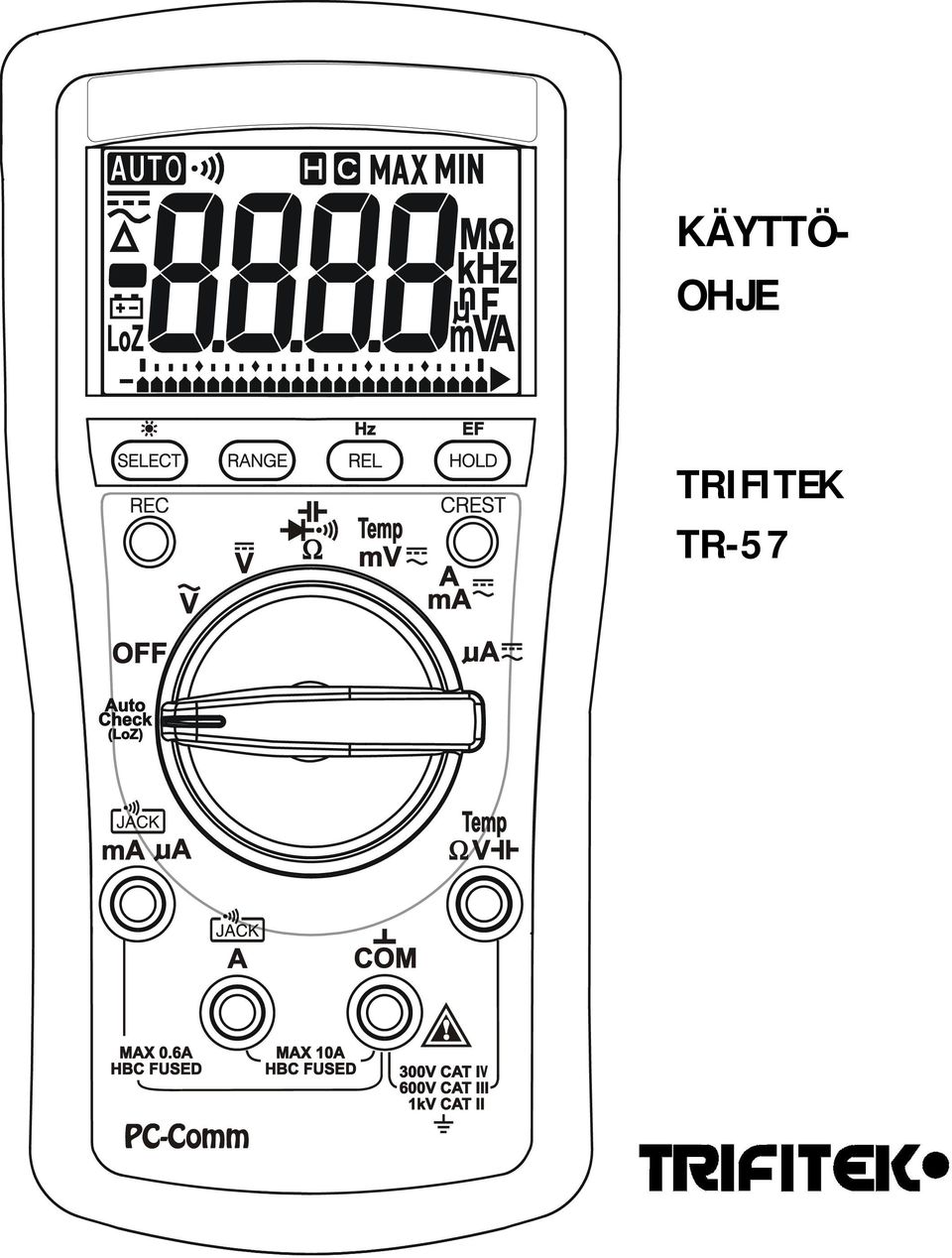 KÄYTTÖ- OHJE TRIFITEK TR-57 - PDF Ilmainen lataus