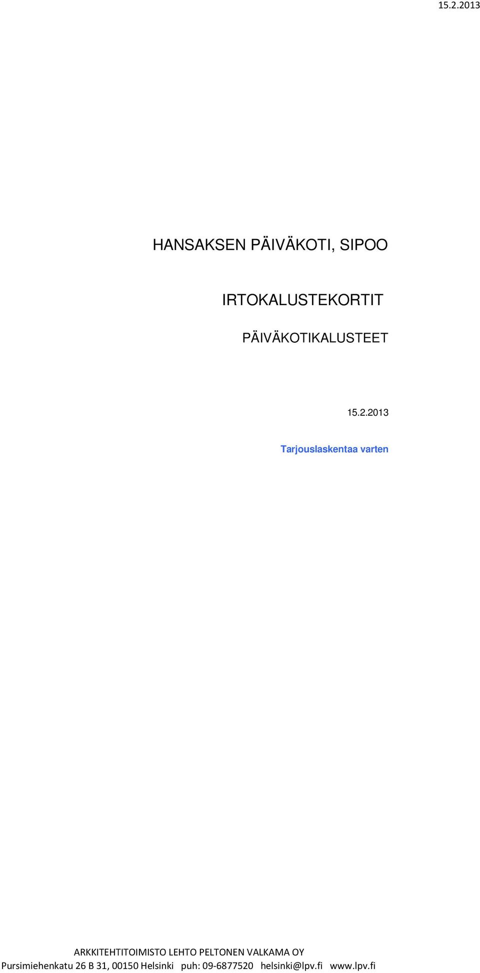 IRTOKALUSTEKORTIT
