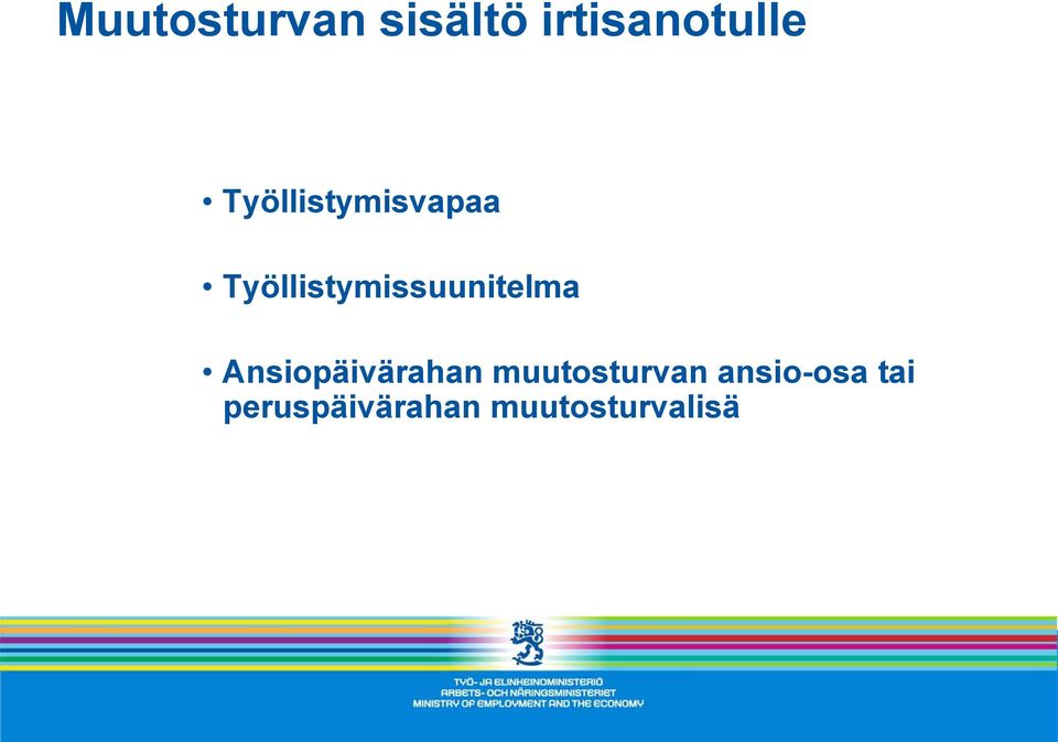 Työllistymissuunitelma