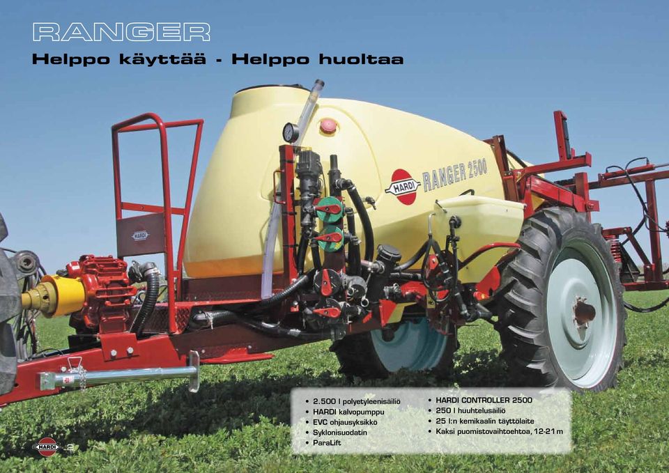 ohjausyksikkö Syklonisuodatin ParaLift HARDI CONTROLLER