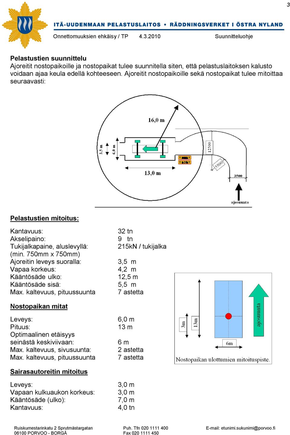 750mm x 750mm) Ajoreitin leveys suoralla: Vapaa korkeus: Kääntösäde ulko: Kääntösäde sisä: Max.