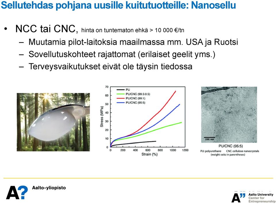 pilot-laitoksia maailmassa mm.