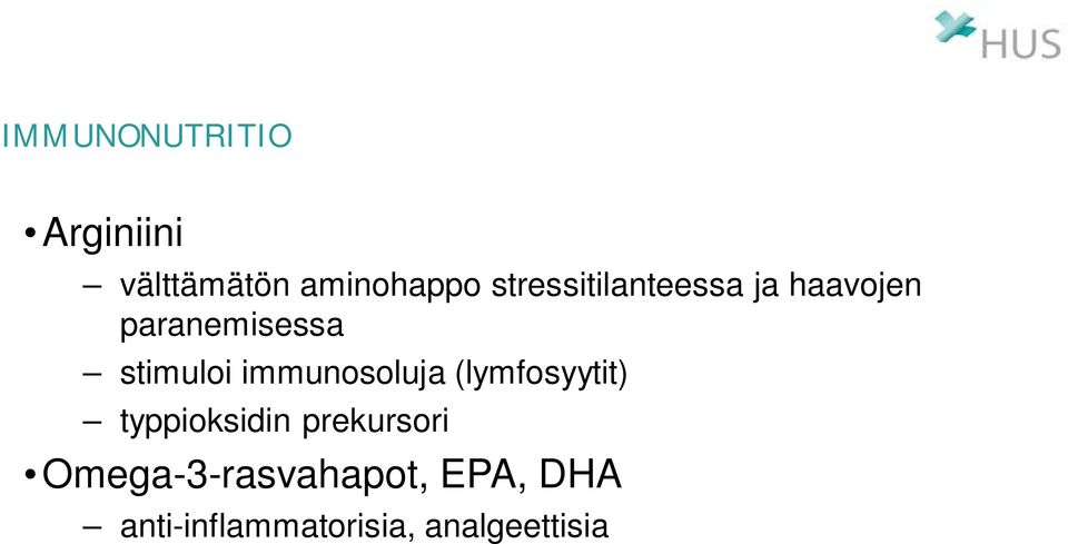 immunosoluja (lymfosyytit) typpioksidin prekursori