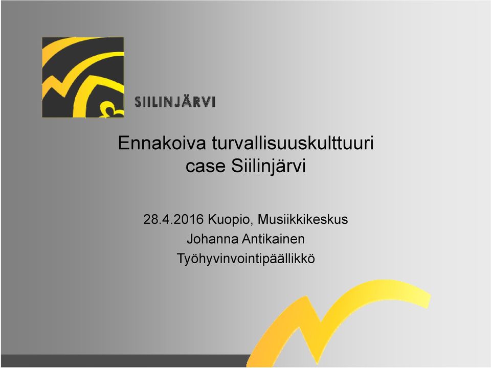 Siilinjärvi 28.4.