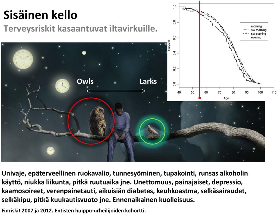 liikunta, pitkä ruutuaika jne.