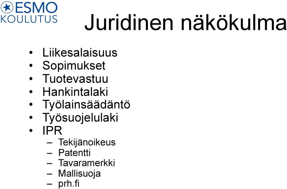 Työsuojelulaki IPR Tekijänoikeus