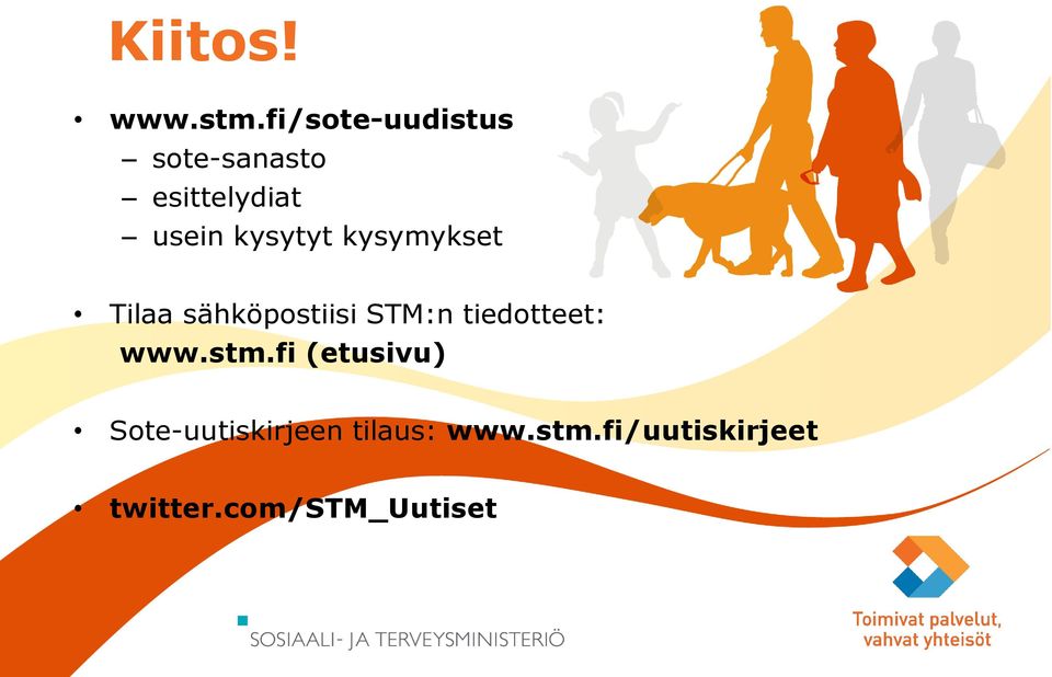 kysytyt kysymykset Tilaa sähköpostiisi STM:n