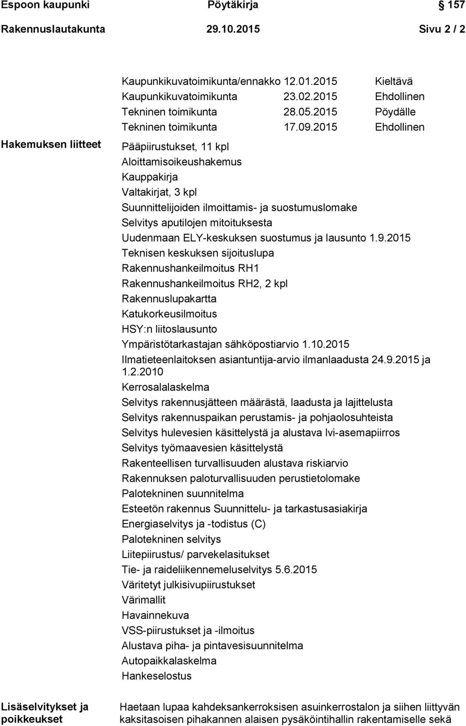 mitoituksesta Uudenmaan ELY-keskuksen suostumus ja lausunto 1.9.