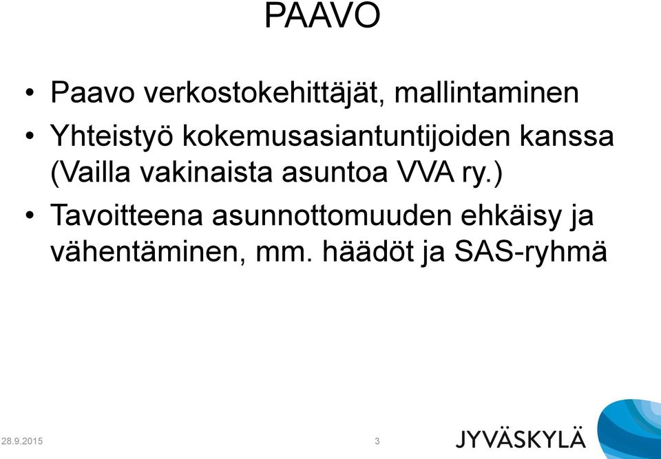 vakinaista asuntoa VVA ry.
