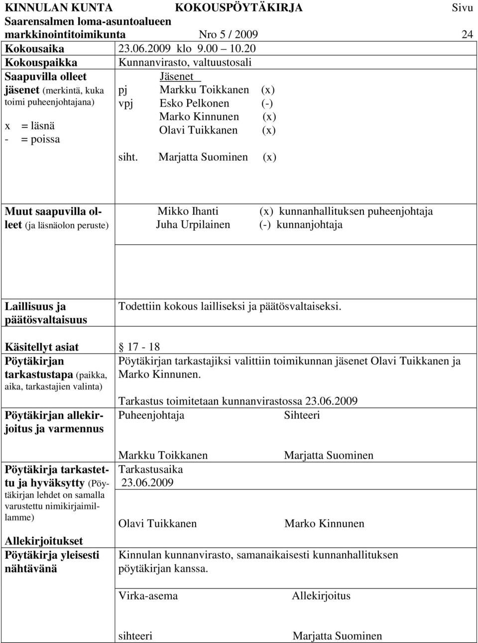 Olavi Tuikkanen (x) (x) siht.