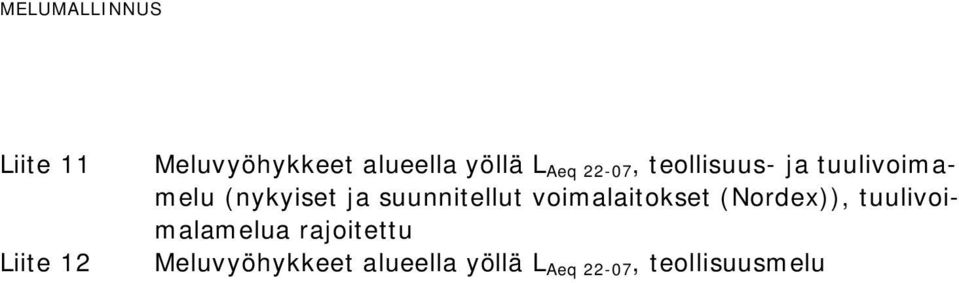 ja suunnitellut voimalaitokset (Nordex)), tuulivoimalamelua