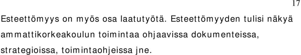 ammattikorkeakoulun toimintaa