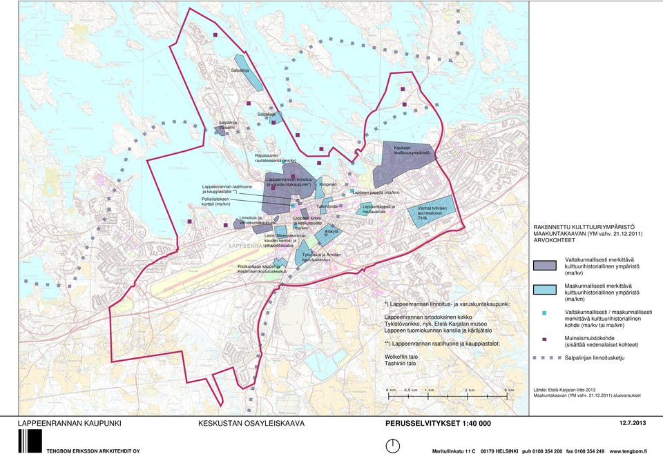 pappila (ma/km) Lepolankappeli ja hautausmaa Vanhat työväen asuntoalueet; Tirilä RAKENNETTU KULTTUURIYMPÄRISTÖ MAAKUNTAKAAVAN (YM vahv. 21.12.