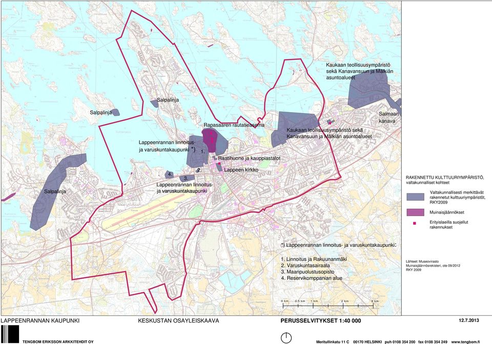 Lappeenrannan linnoitusja varuskuntakaupunki Lappeen kirkko RAKENNETTU KULTTUURIYMPÄRISTÖ, valtakunnalliset kohteet Valtakunnallisesti merkittävät rakennetut kulttuuriympäristöt, RKY29