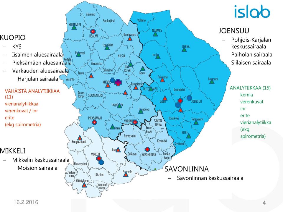 keskussairaala Paiholan sairaala Siilaisen sairaala ANALYTIIKKAA (15) kemia verenkuvat inr