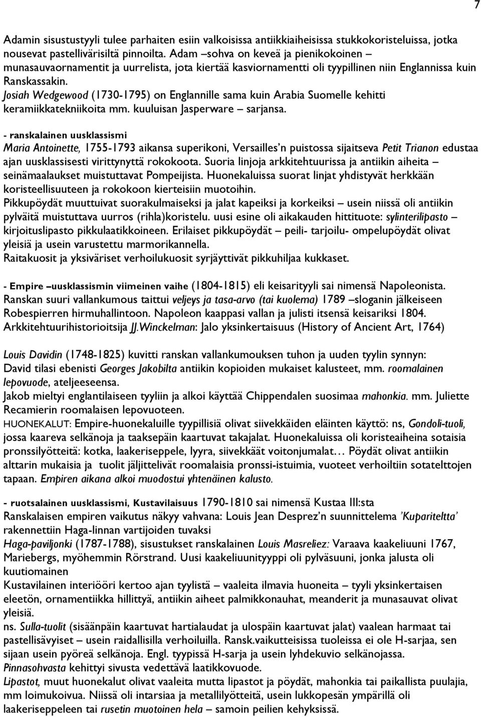 SISUSTUKSEN HISTORIAA/ Yhteenveto/ Teija Isohauta - PDF Ilmainen lataus
