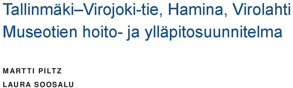 hoito- ja