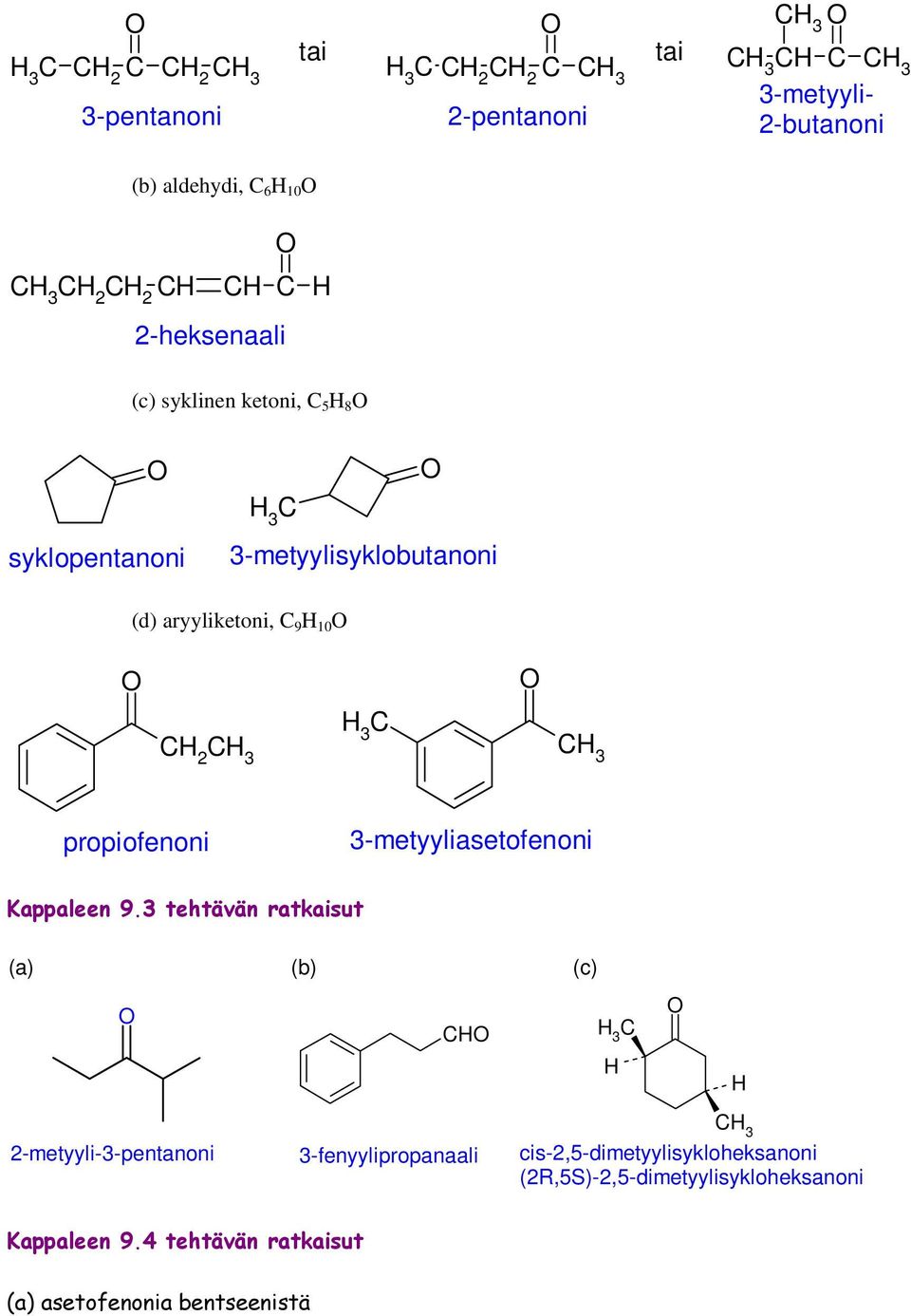 3-metyyliasetofenoni Kappaleen 9.