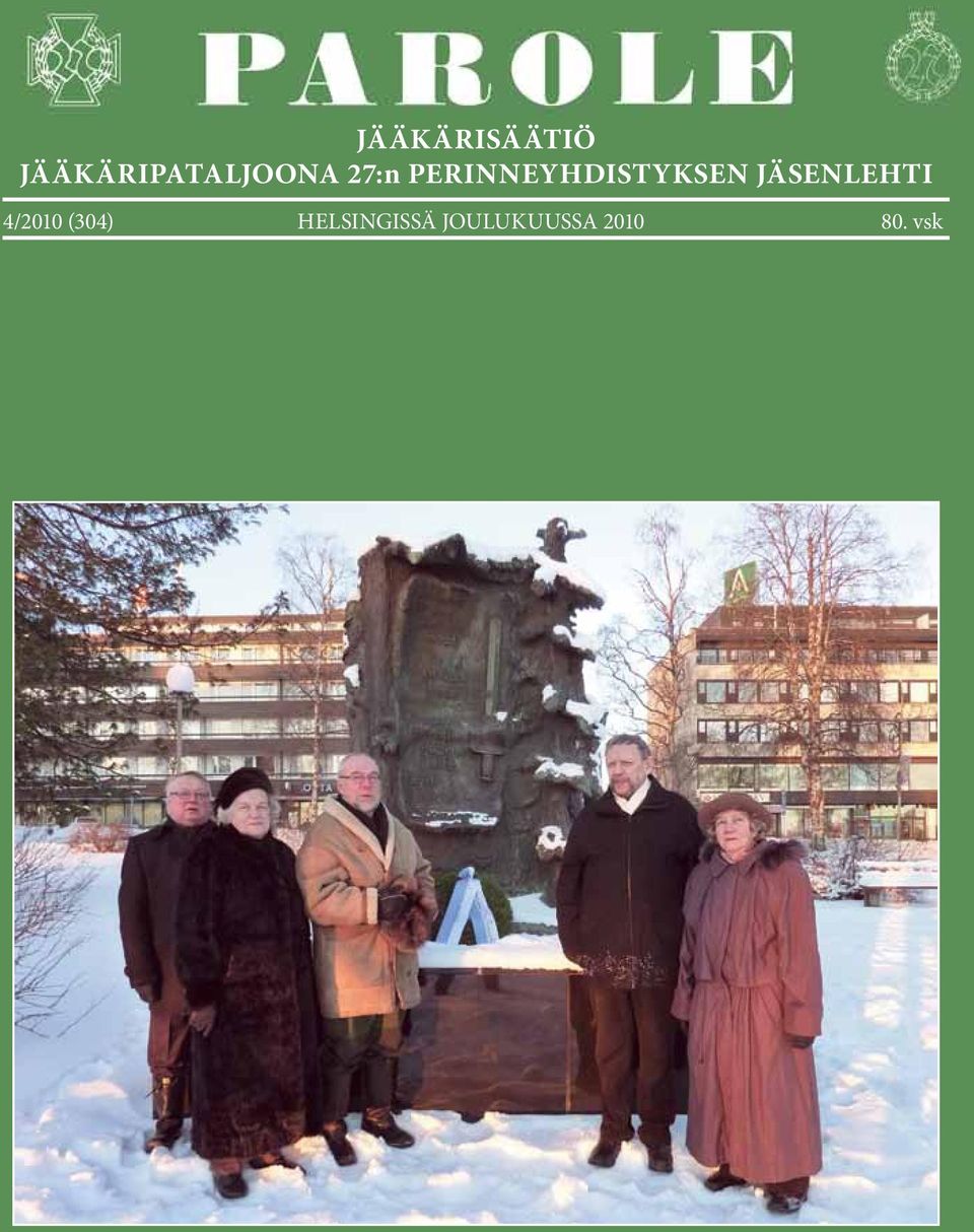 JÄSENLEHTI 4/2010 (304)