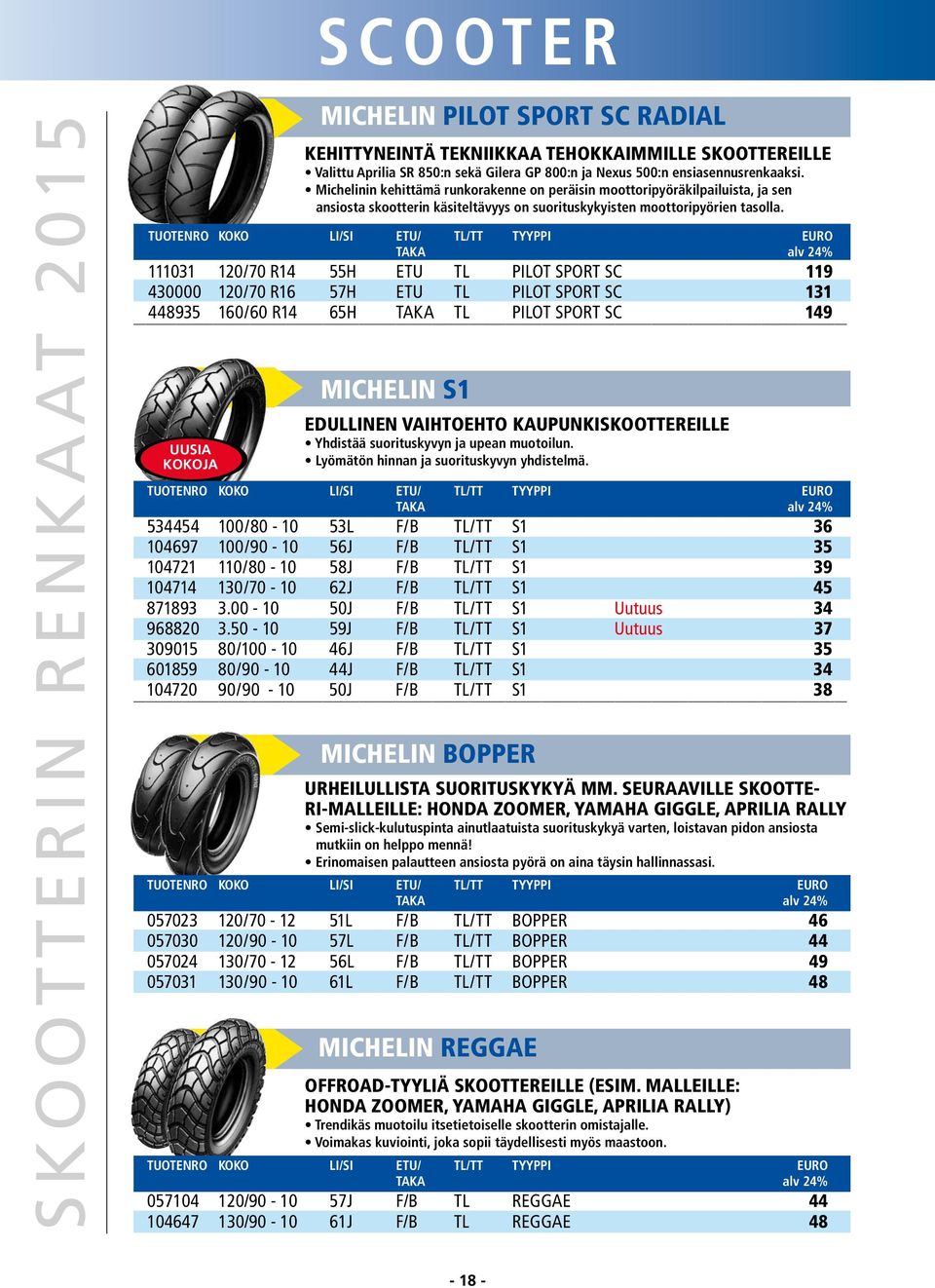 Michelinin kehittämä runkorakenne on peräisin moottoripyöräkilpailuista, ja sen ansiosta skootterin käsiteltävyys on suorituskykyisten moottoripyörien tasolla.