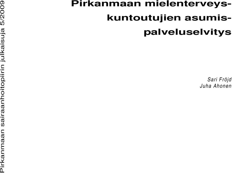 mielenterveyskuntoutujien
