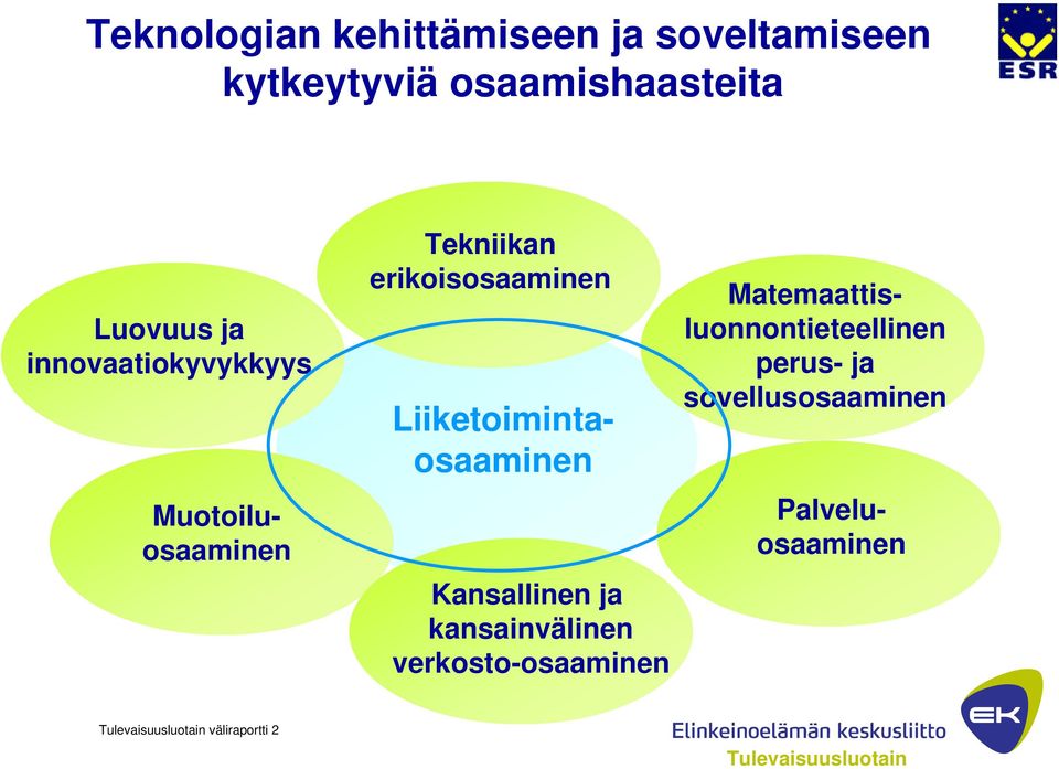 Muotoiluosaaminen Liiketoimintaosaaminen Kansallinen ja kansainvälinen